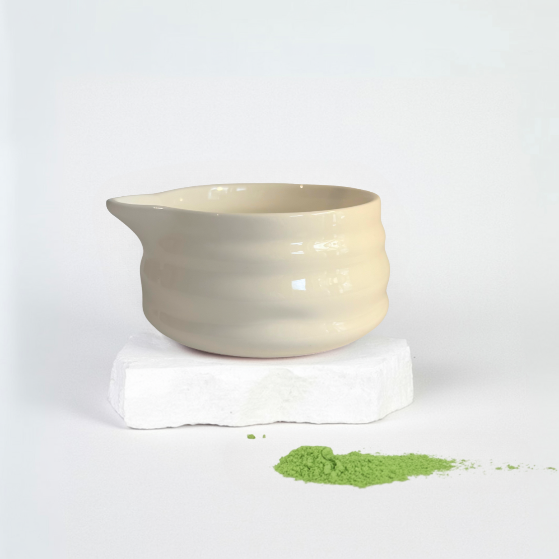Keramische matcha kom