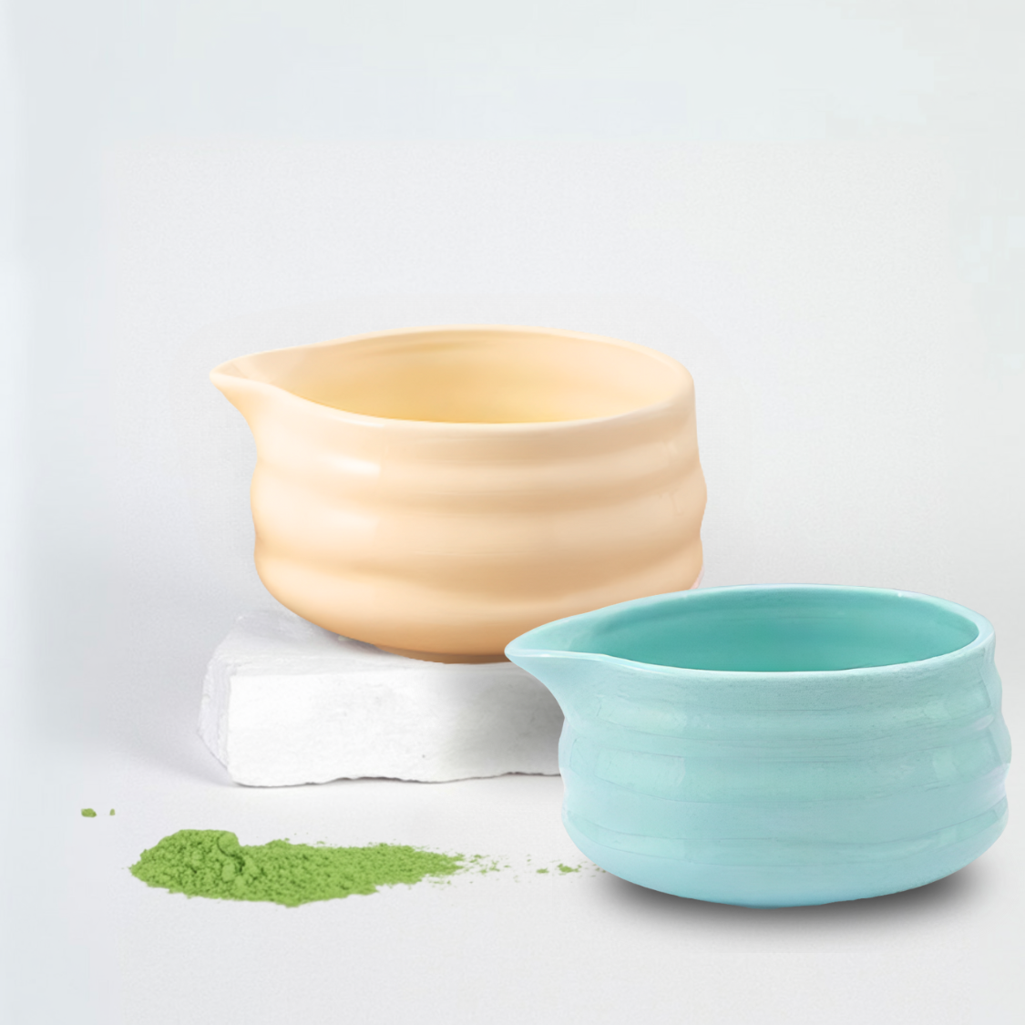 Keramische matcha kom