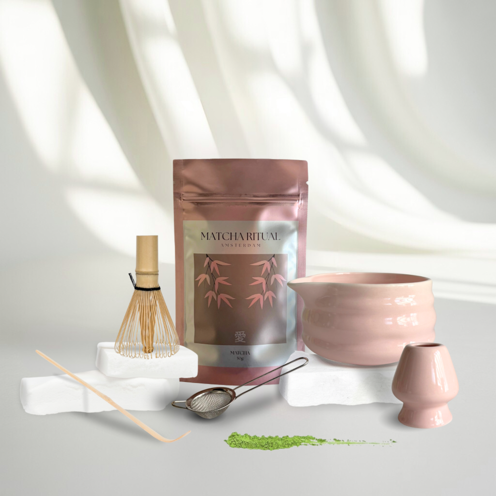 Premium matcha set - Roze